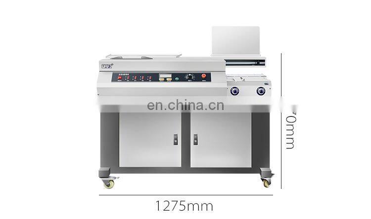 Fast Delivery Automatic Heavy Duty Side Roller Glue Firm Binding Machine Commercial