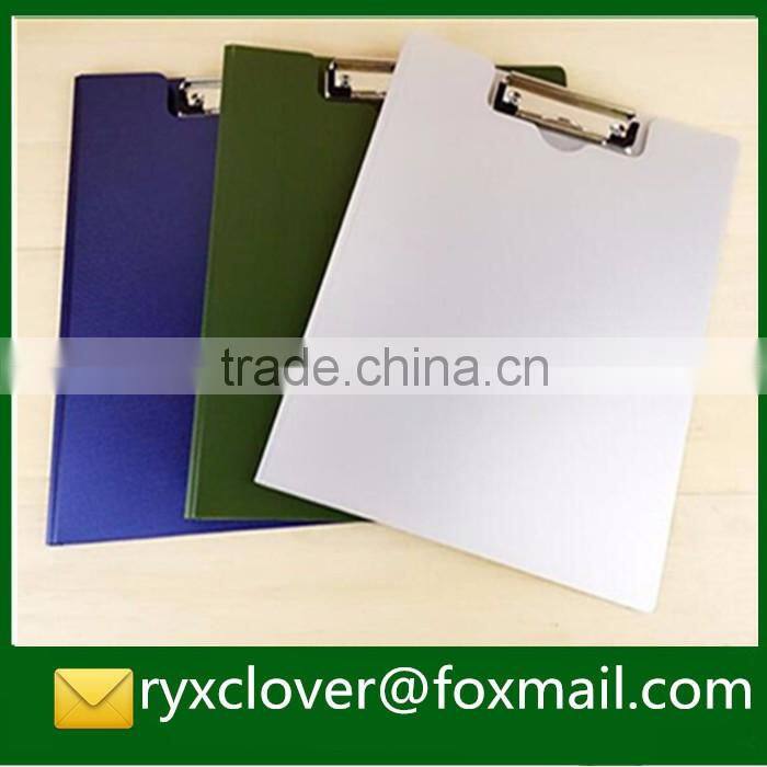 Office stationery A4 size hard paper colorful writing clipbroad for students