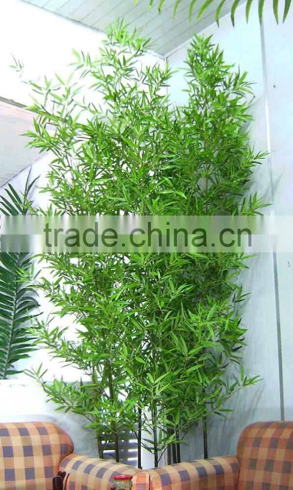 2013 hot selling artificial outdoor green bamboo plants
