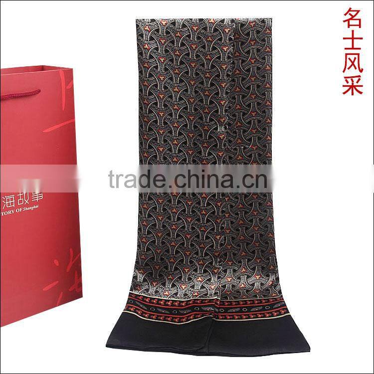 Silk printed men scarf