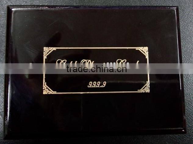 24k gold foil playing cards in high quality gold poker