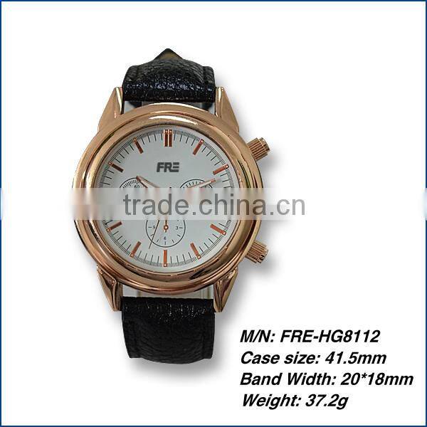 2014 hot sell fashion watch,leather band watch,cheap watch wholesale