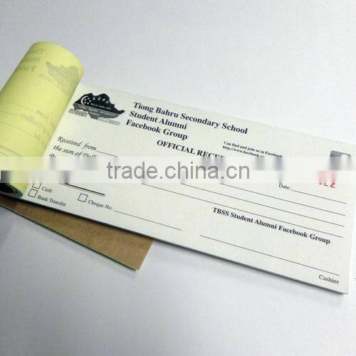 Multi_ply bill receipt book printing