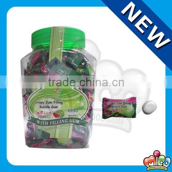 fruit center filling bubble gum