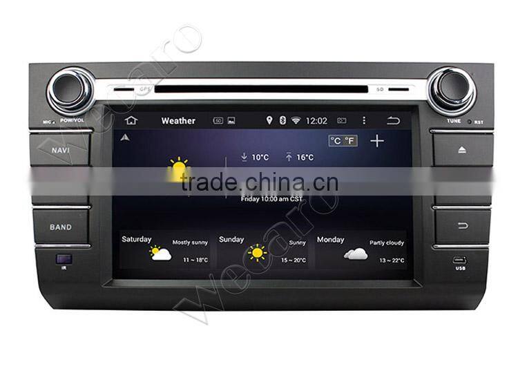 Wecaro WC-SS7668 7" Android 4.4.4 WIFI 3G touch screen car multimedia system for suzuki swift car dvd player gps 2004 - 2010