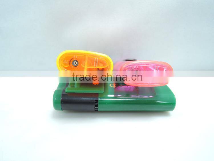 New arrival customized piezo electric windproof gas refillable smoking lighter