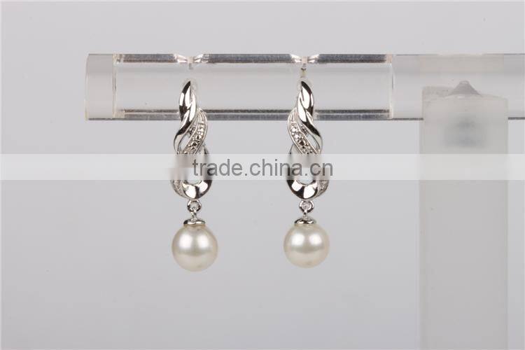 New Fashion High Quality pearl 925 thailand Silver Earring