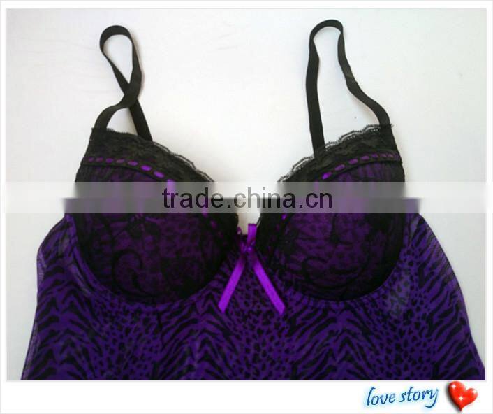 Sexy Animal Printed Lingerie, Lace Lingerie