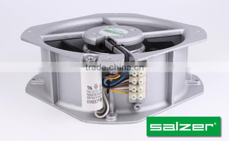 SALZER PD200M-220 225X225X80mm AC Axial Fan with Metal Impeller