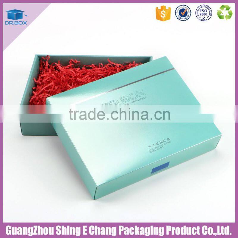 2016 New Design Fashion Cosmetic Packing Box With Frosted UV Printing