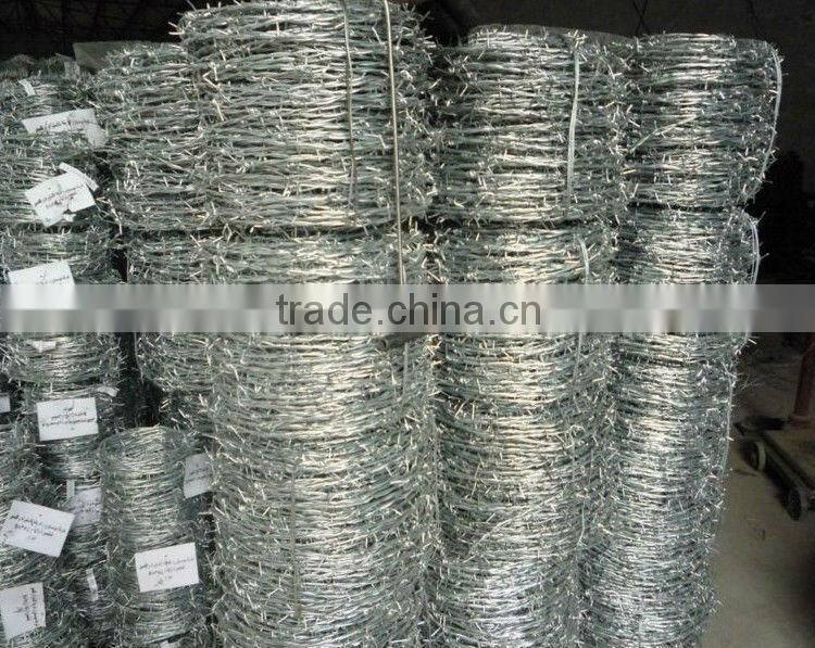 Electro Galvanzied Barbed Wire