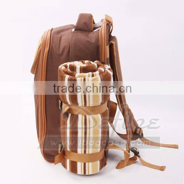 High quality Picnic Bag for 4 Person With Cooler Compartment