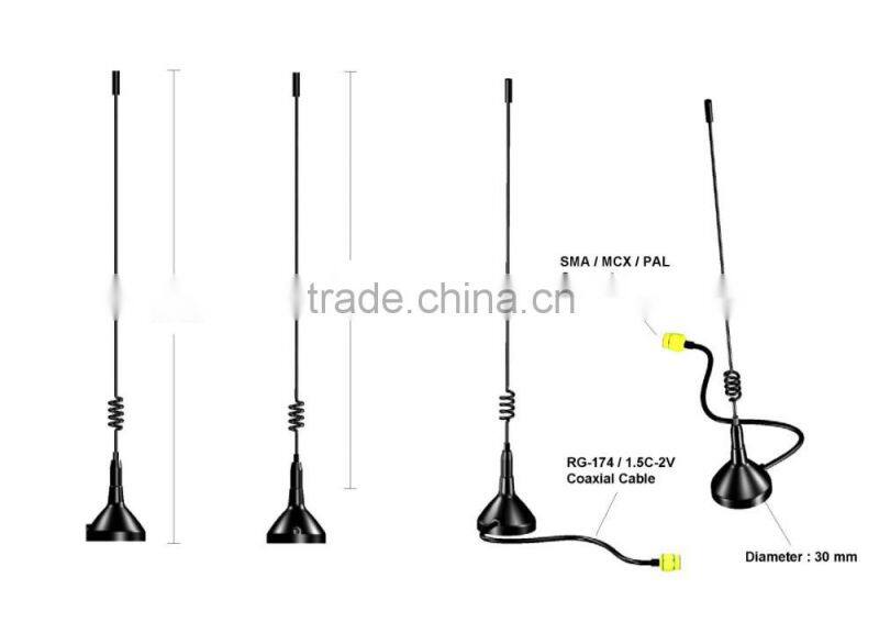 Hot sale!! best digital car tv antenna booster for car dvd tv DVB-T DVB-T2 ISDB-T ATSC digital car tv antenna