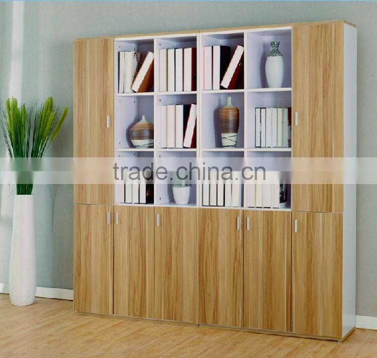 Modern office file cabinet design office bookcase wooden bookshelves (SZ-FCB349)