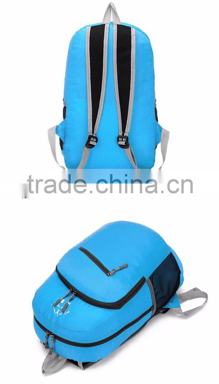 outdoor can be folding traveling backpack ultra light hiking shoulder bag