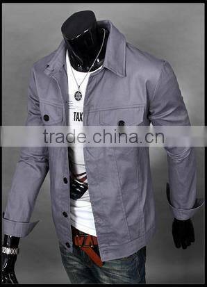 Men Winter Fashion Jacket In Pure Color