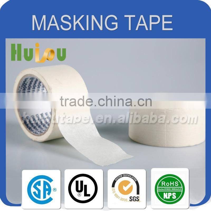 General purpose crepe paper masking adhesive tape