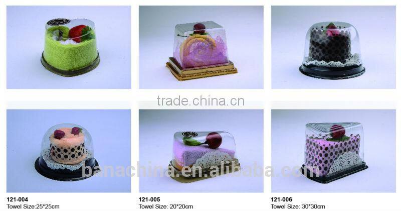 Lovely terry cotton cake towel/gift towel/christmas towel