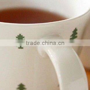 High-grade Romantic handpaingting bone china hot coffee cup with Lovely Design