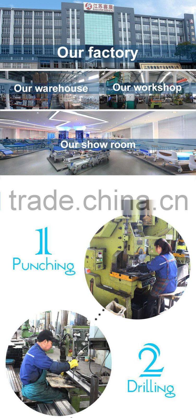 Powder coated steel Manual Bed Single Crank China SK