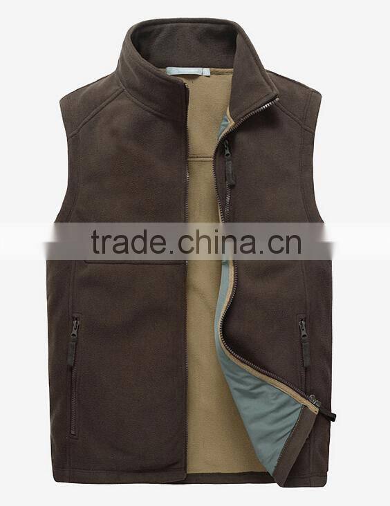 men anti-pilling fleece vest wholesale