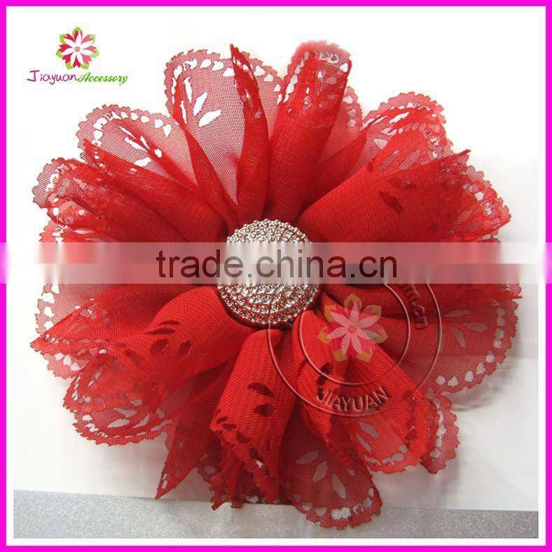 Fabric hair bows, silk hair bows