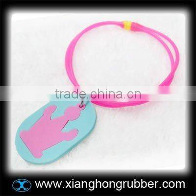Fancy colorful silicone necklace