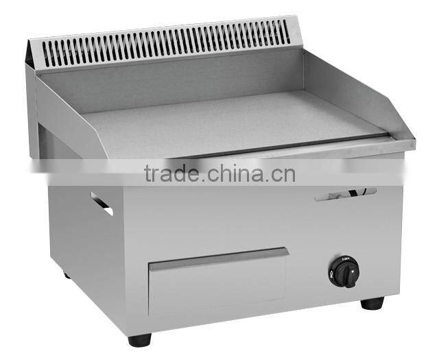 Counter top stainless steel flat plate gas grill griddle /hamburger griddle BN-718