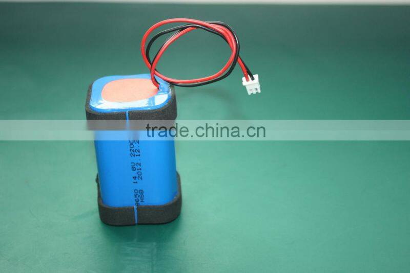 7.4V 4400mAh 18650 lithium ion battery pack with PCB for energy storage, lamp etc