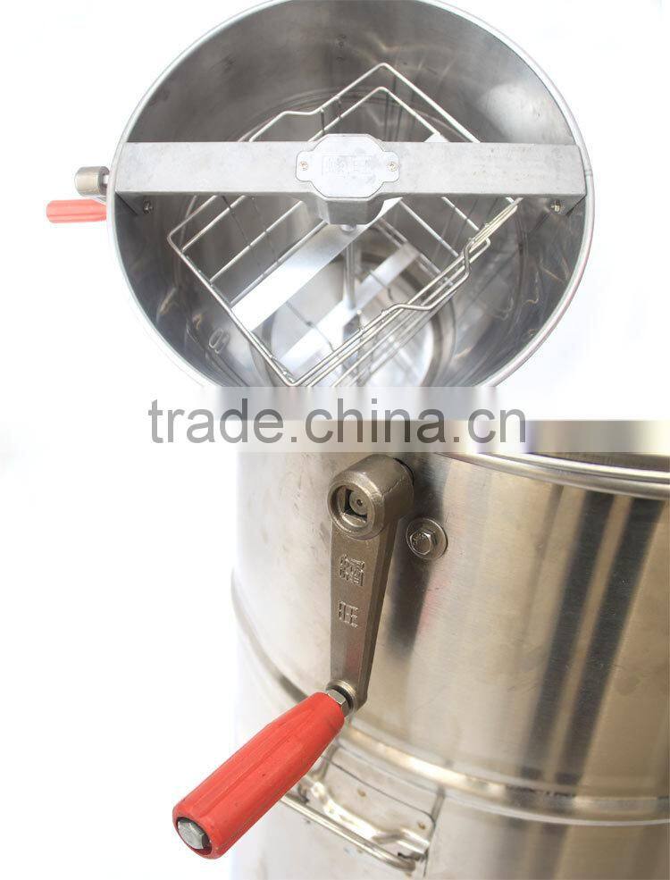 2 Frame Manual Honey Extractor Stainless Steel Honey Extractor