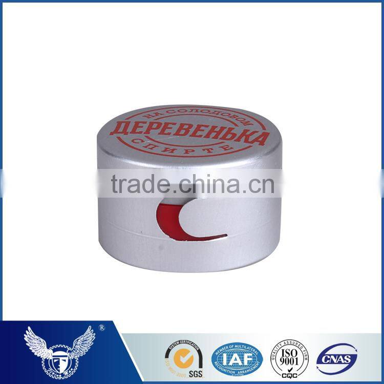 Plastic bottle cap for vodka whisky bottles