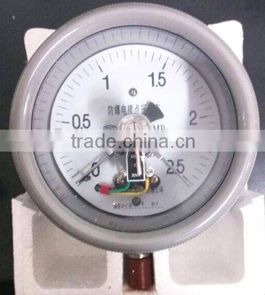 mpa explosion proof electric contact pressure gauge types