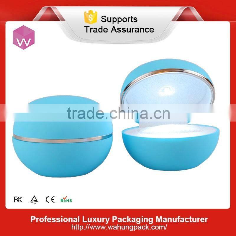 New led light ring jewelry box custom logo