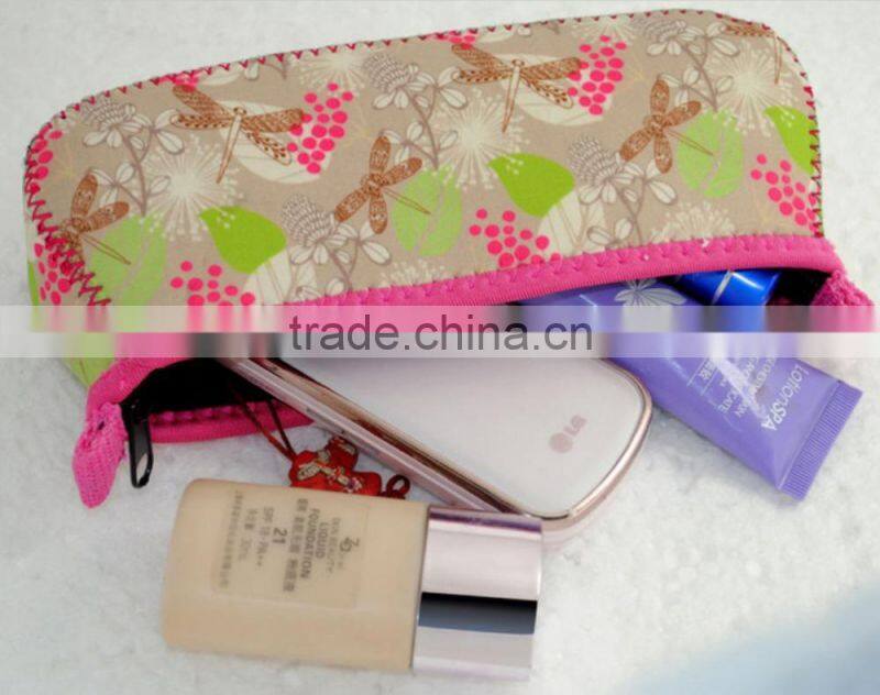 Customized women messneger Makeup neoprene Bags