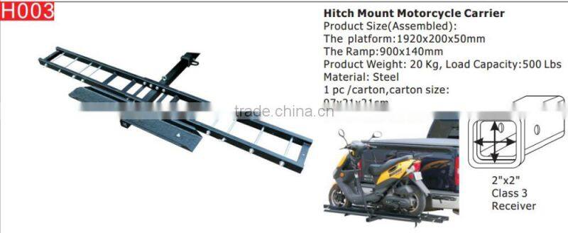 Motorcycle Carrier Hitch Mount Hauler Rack For Sale
