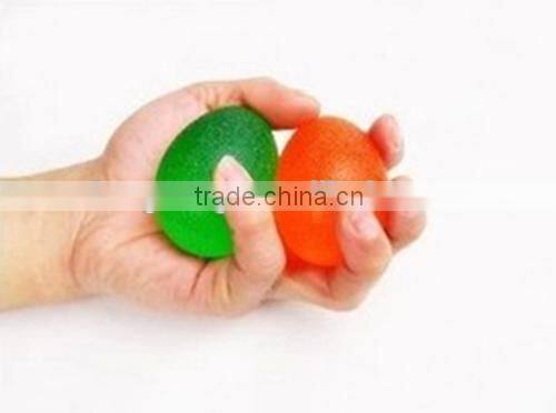 TPR egg shape exercise ball tpr grip ball, custom any pantone color, custom logo, size...