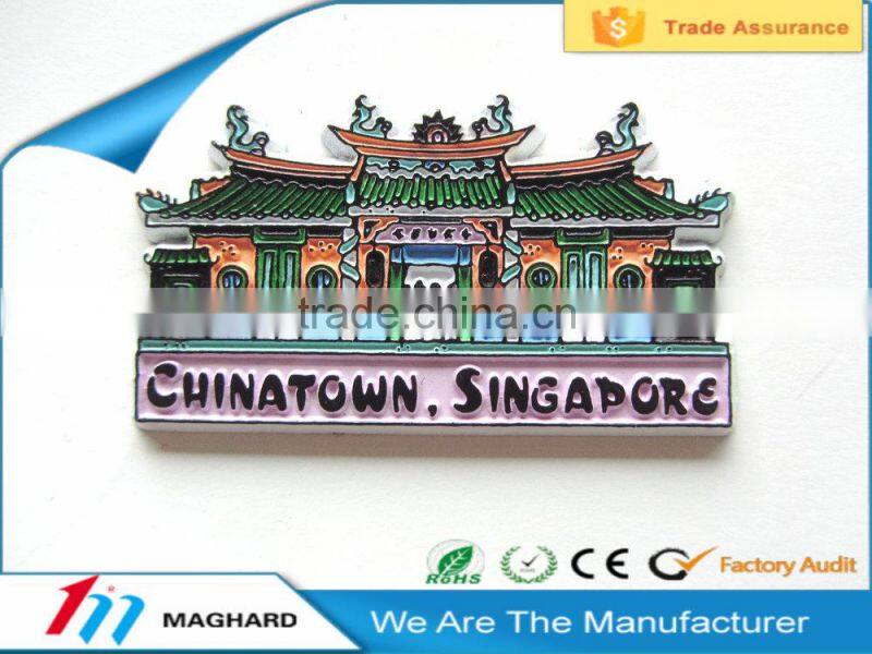 Customer design 3D polyresin fridge magnet for advertising