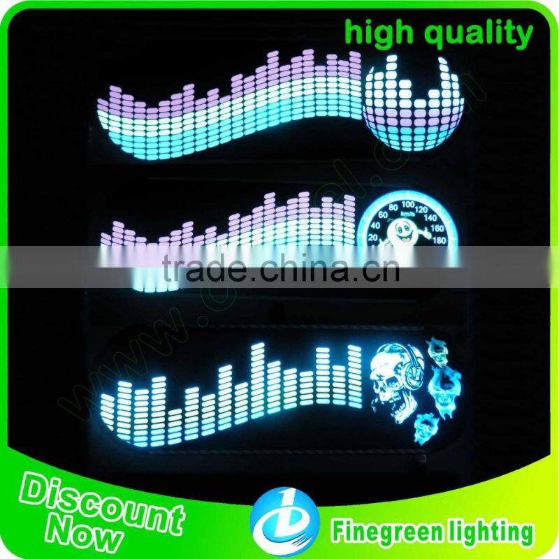 finegreen lighting outdoor car body lighting el sticker with magnetic