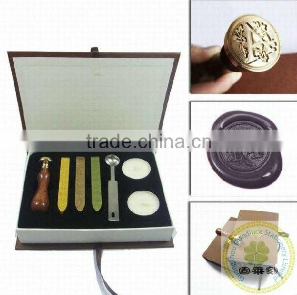 Custom logo design Wedding self adhesive sealing wax stickers