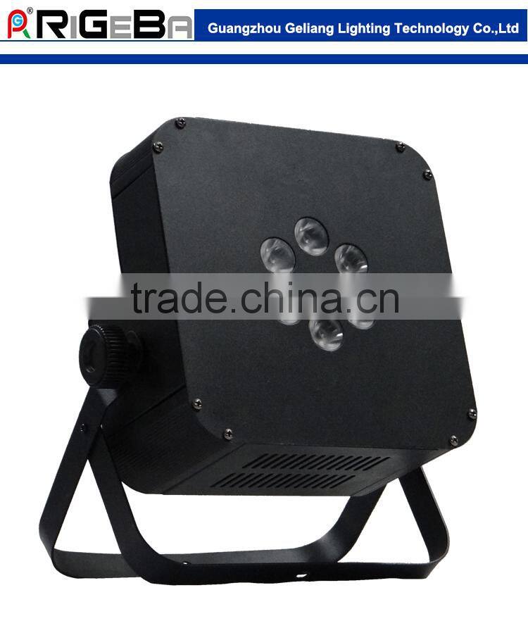 New hottest selling 6leds 10W RGB 3in1 wireless battery led stage light led par light