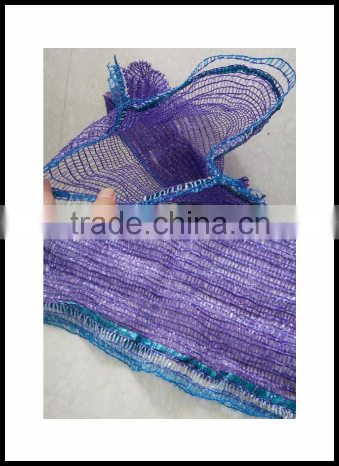 China manufacture pp raschel mesh bag for potato onion