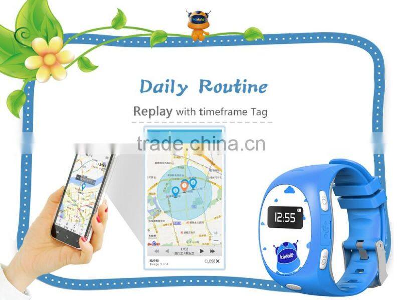 SOS emergency dial smart kids gps watch tracker