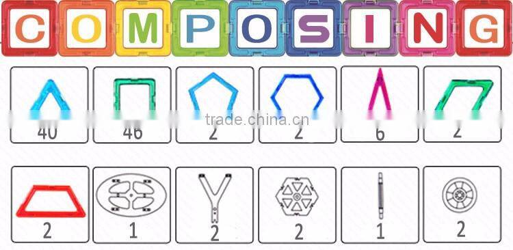 3D Magnetic Building Toys For Preschoolers 108PCS