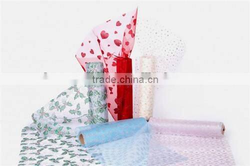 Red Organza Roll with Sewing Edge