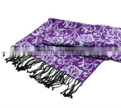 100% silk scarf men shawl with tassel