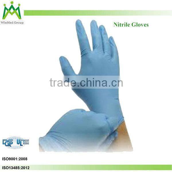 disposable nitrile exam gloves