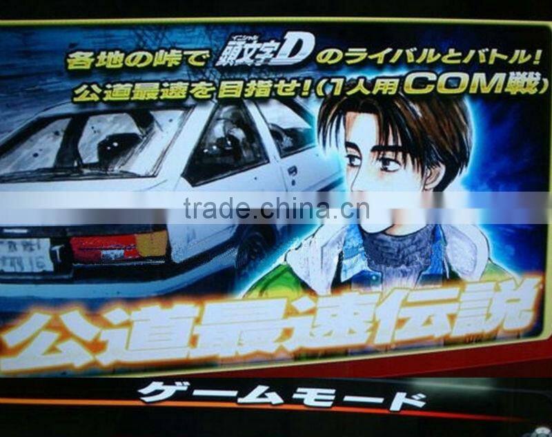 Coin Operated Original Initial D3 Simulator Arcade Video Car Racing Game Machine
