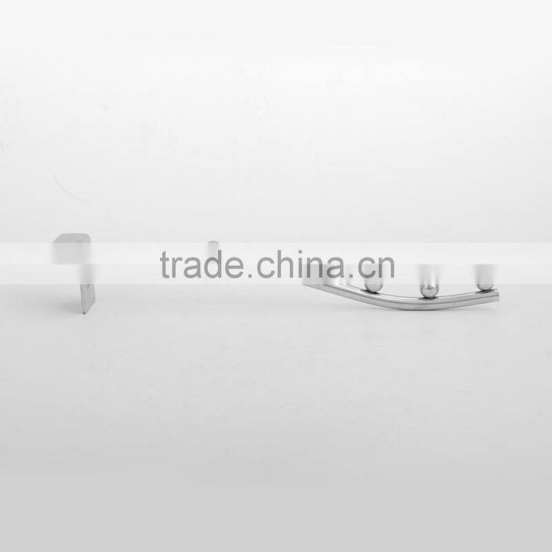 High quality hanging display hook metal tube rail hooks