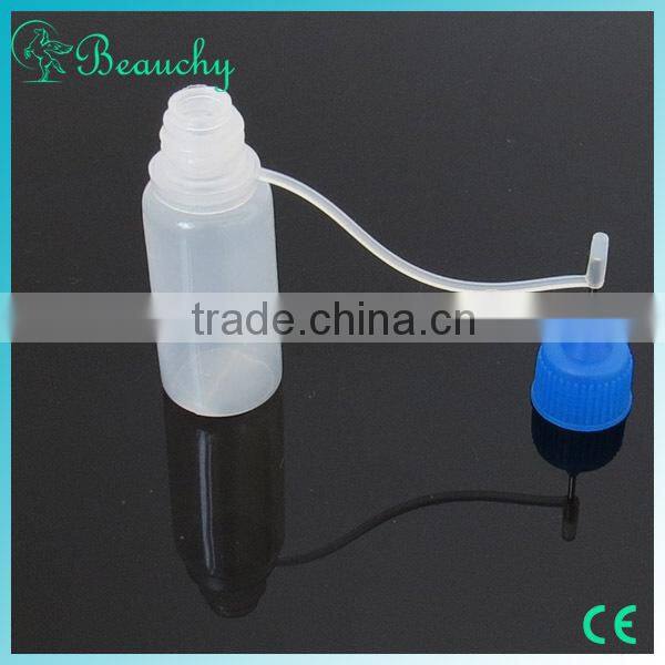 10ml plasric pe bottle needle tip bottles with needle cap for liquid thc e cigarette