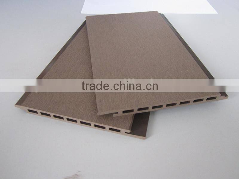 Yuante cheap external decorative PE wood plastic panel wpc wall